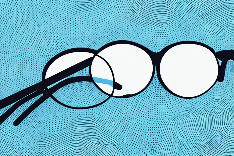A pair of magnifying glasses or reading glasses