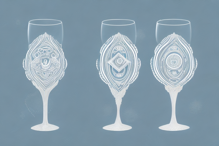 A pair of magical glasses with elegant details and a unique design