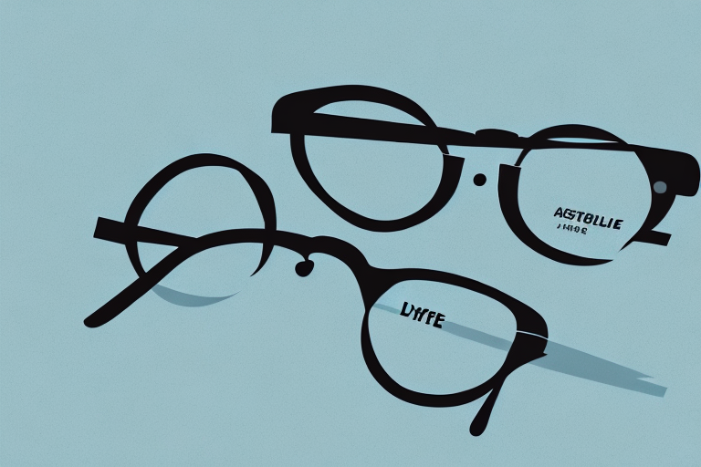 A pair of stylish and durable eyeglasses