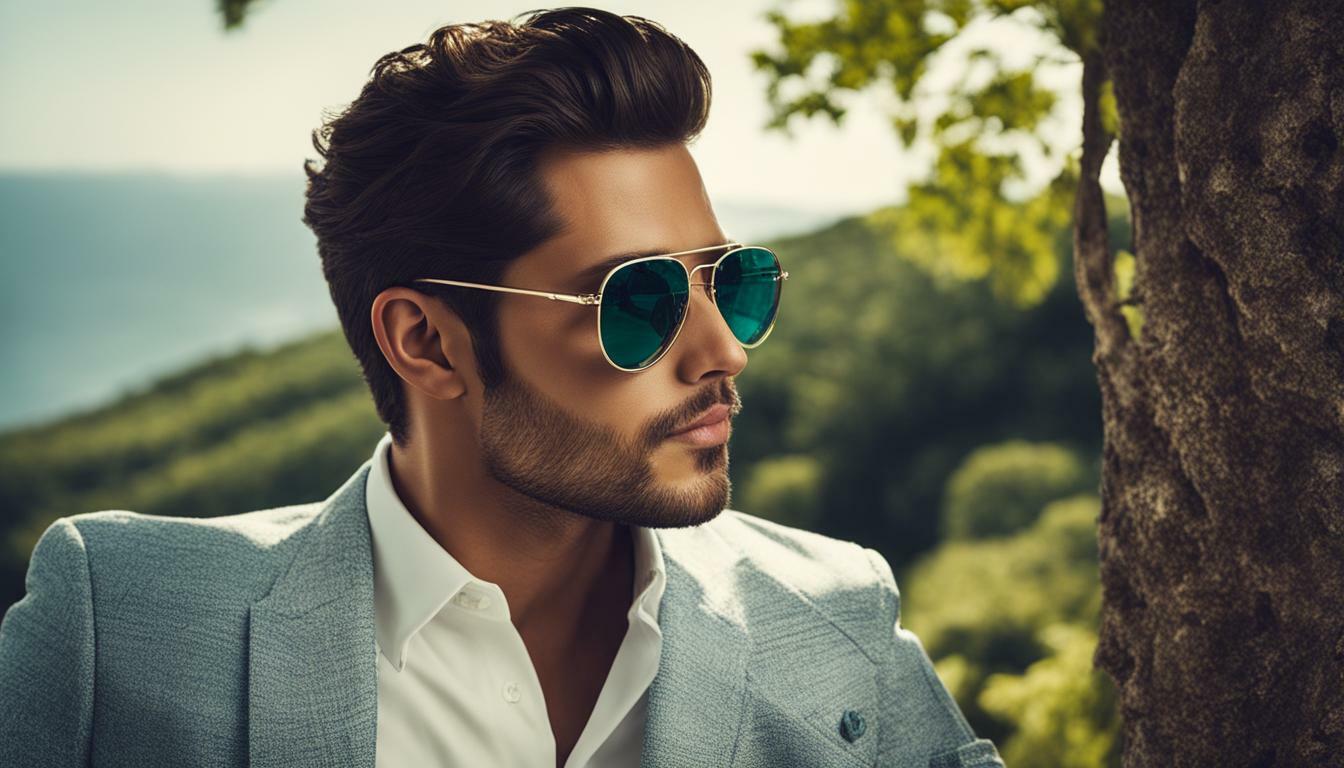 lunette de soleil verre clair homme