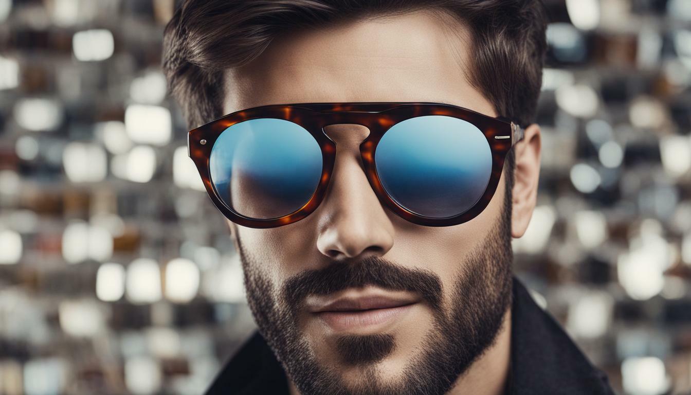 lunette pour visage homme